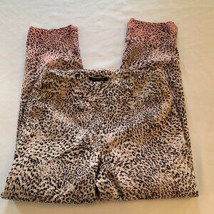 Zac & Rachel Ladies Pants Size 12 Animal Print with shades of pink